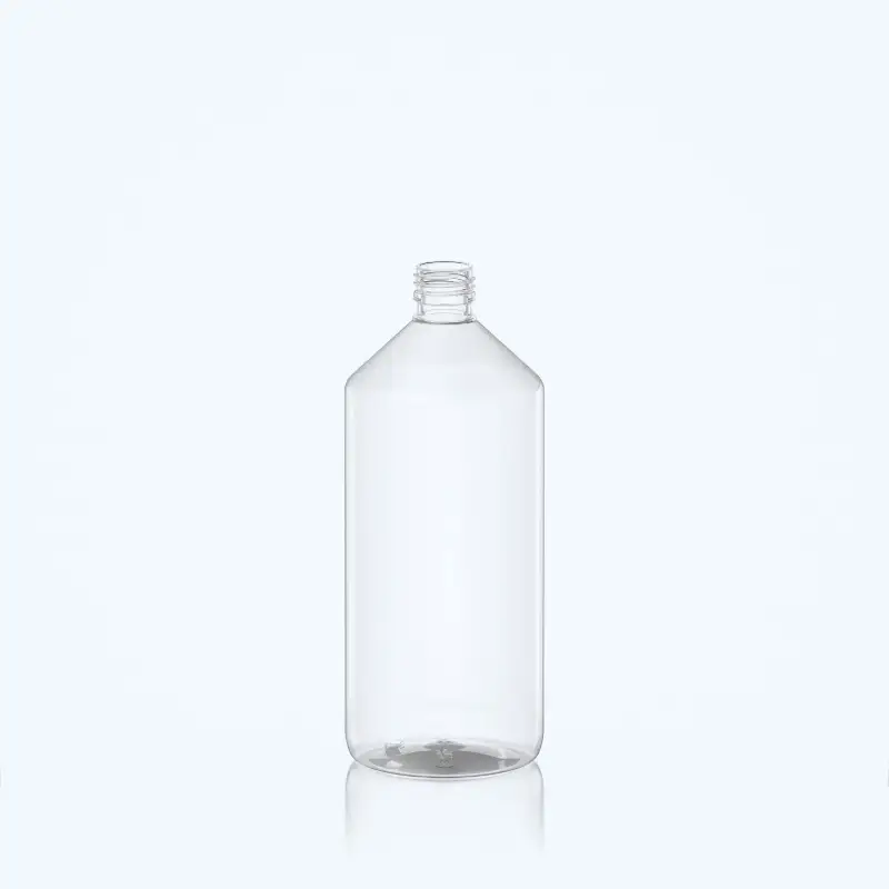 FLACON EN PLASTIQUE  1L TRANSPARENT
