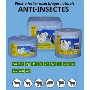 BLOC A LECHER ANTI-INSECTES 10KG