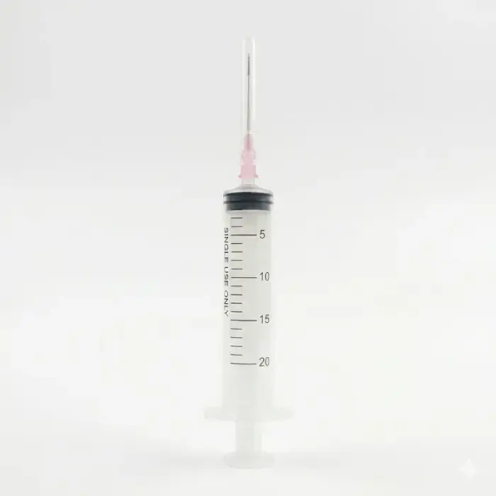 SERINGUE HYPODERMIQUE JETABLE  20 ML 18 GX1 1/2