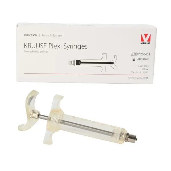 Seringue KRUUSE Plexi 20 ml (Luer Lock)